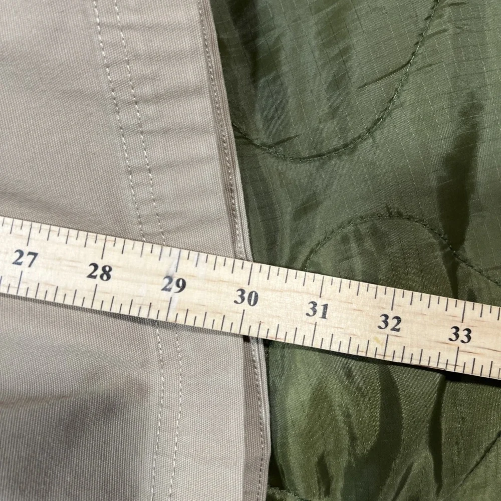 Duluth Trading Mens Pants 44x30 Tan Coolmax Flex Firehose Cargo Stretch Workwear
